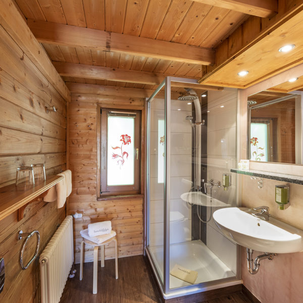 Hütten Appartements Badezimmer