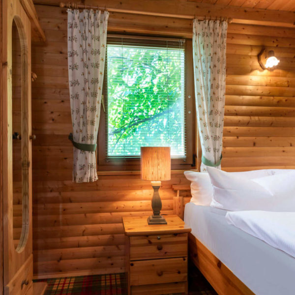 Hütten Appartement Schlafzimmer
